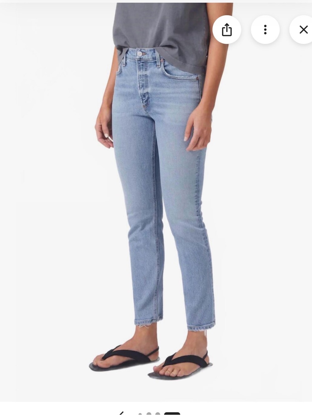 AG Classic Straight-Leg Women's Jeans in Light Blue. Willow Style